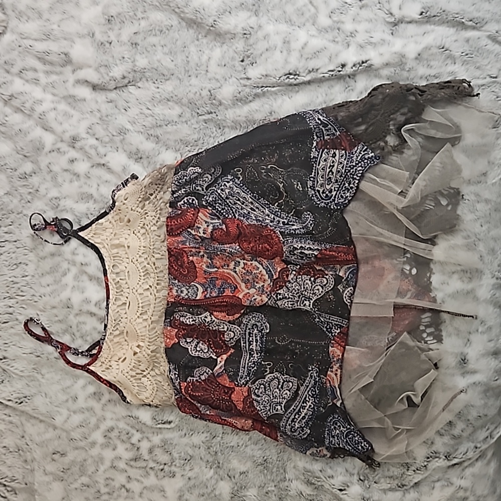 Gimmicks Paisley Tank Top